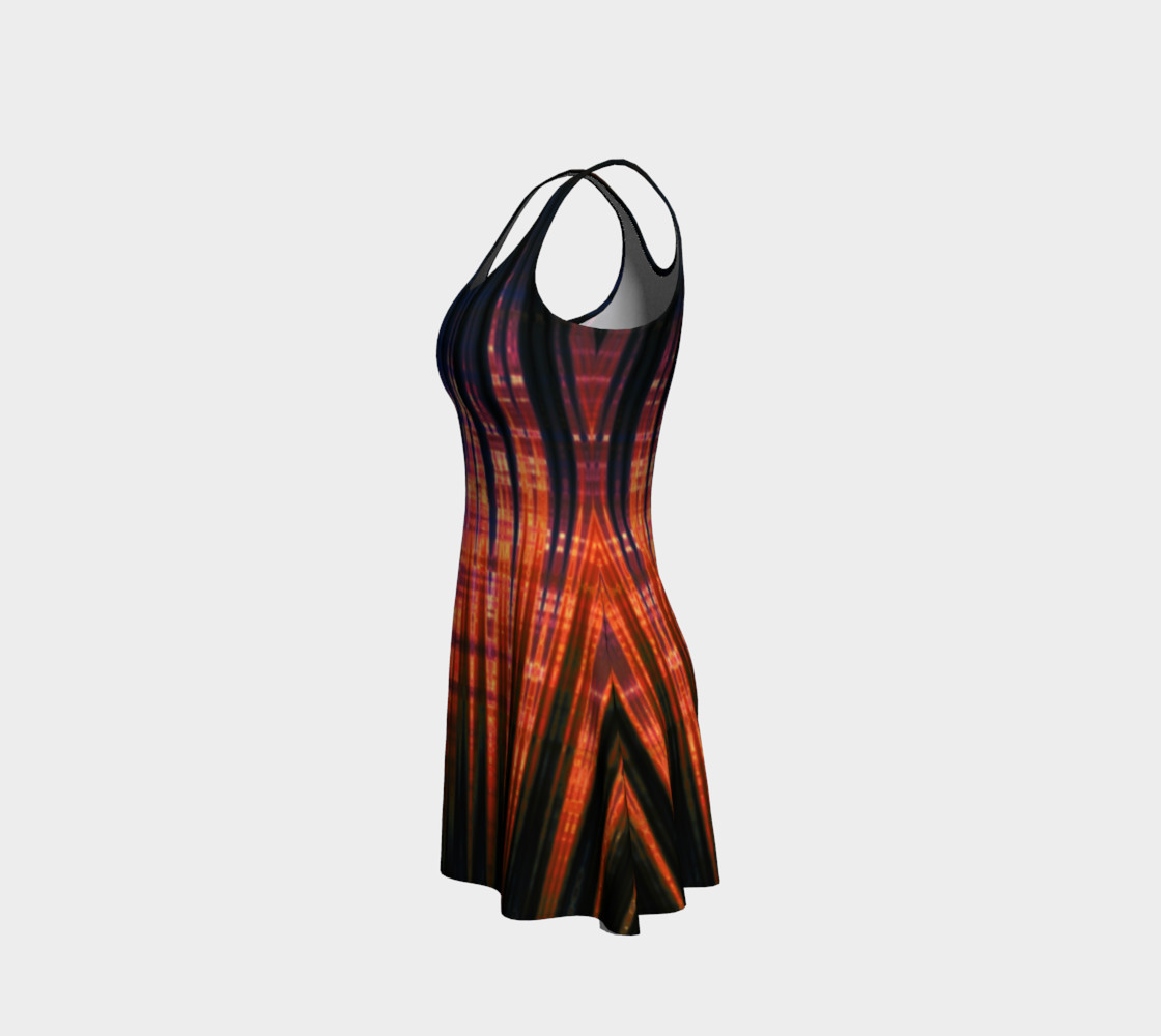 Grid Persuasion Flare Dress by Danita Lyn preview #2