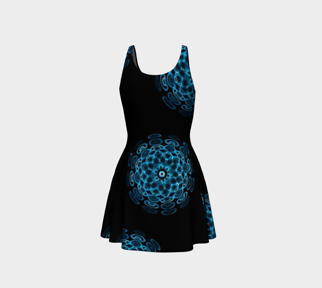 Blue Sound Flare Dress by Danita Lyn preview #3