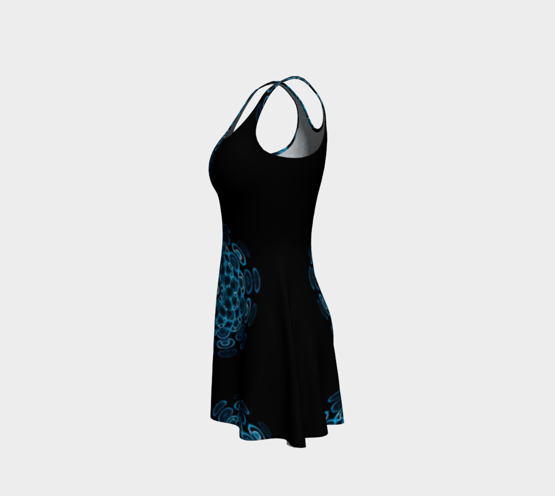 Blue Sound Flare Dress by Danita Lyn preview #2