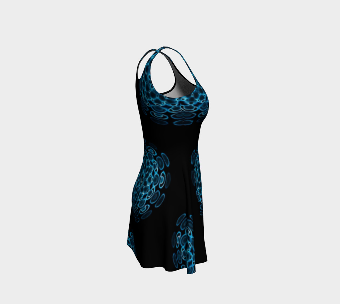 Blue Sound Flare Dress by Danita Lyn preview #4