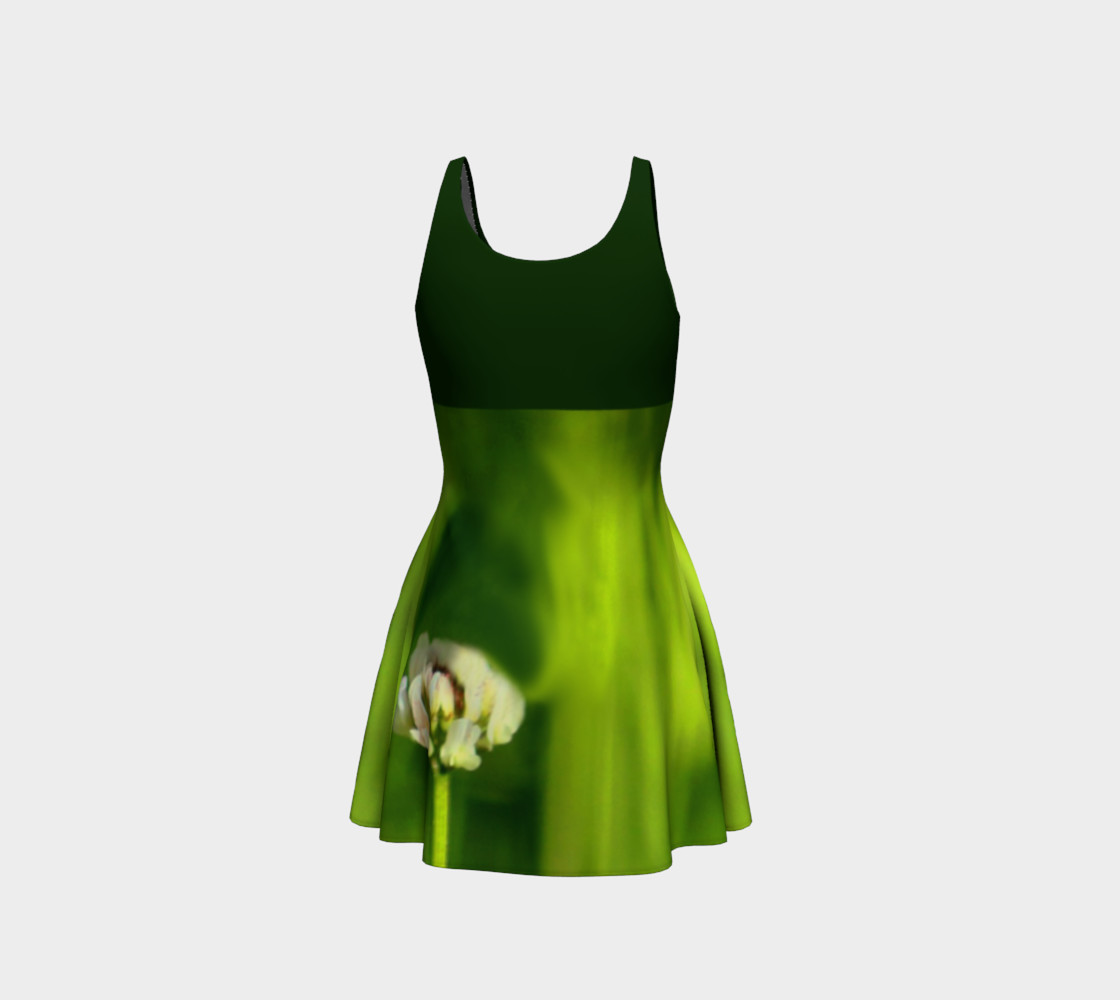 Butterfly on a Flower Dress - Green preview #3