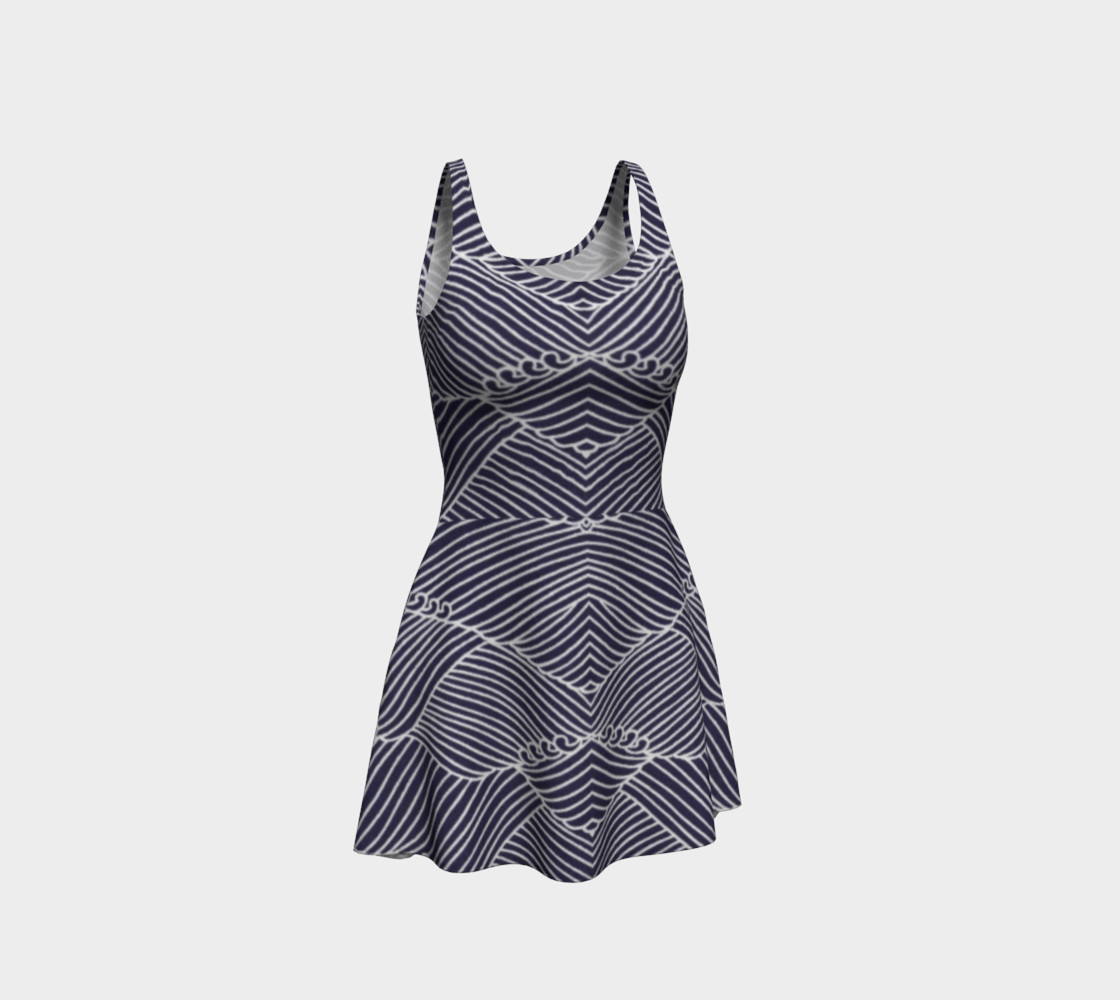 Flare Blue Dress preview #1