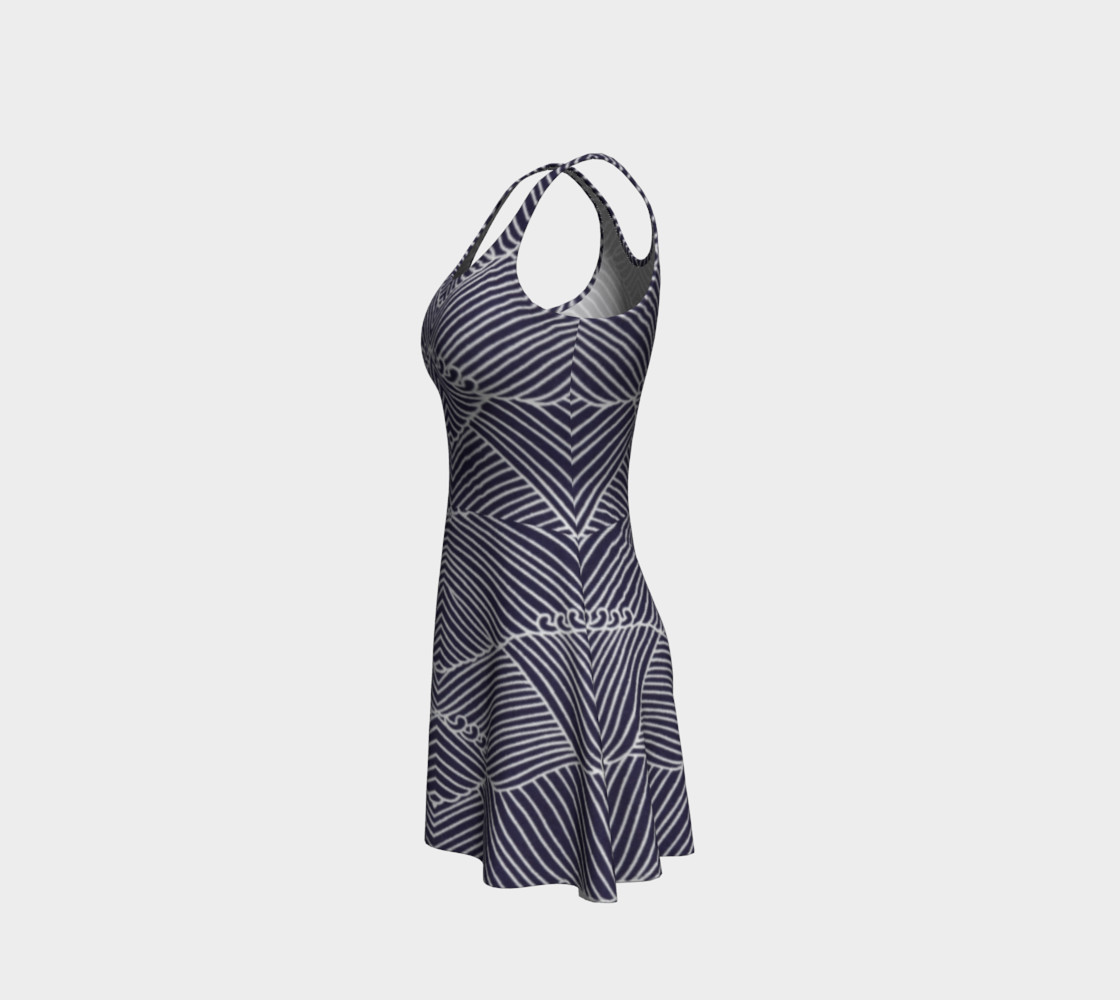 Flare Blue Dress preview #2