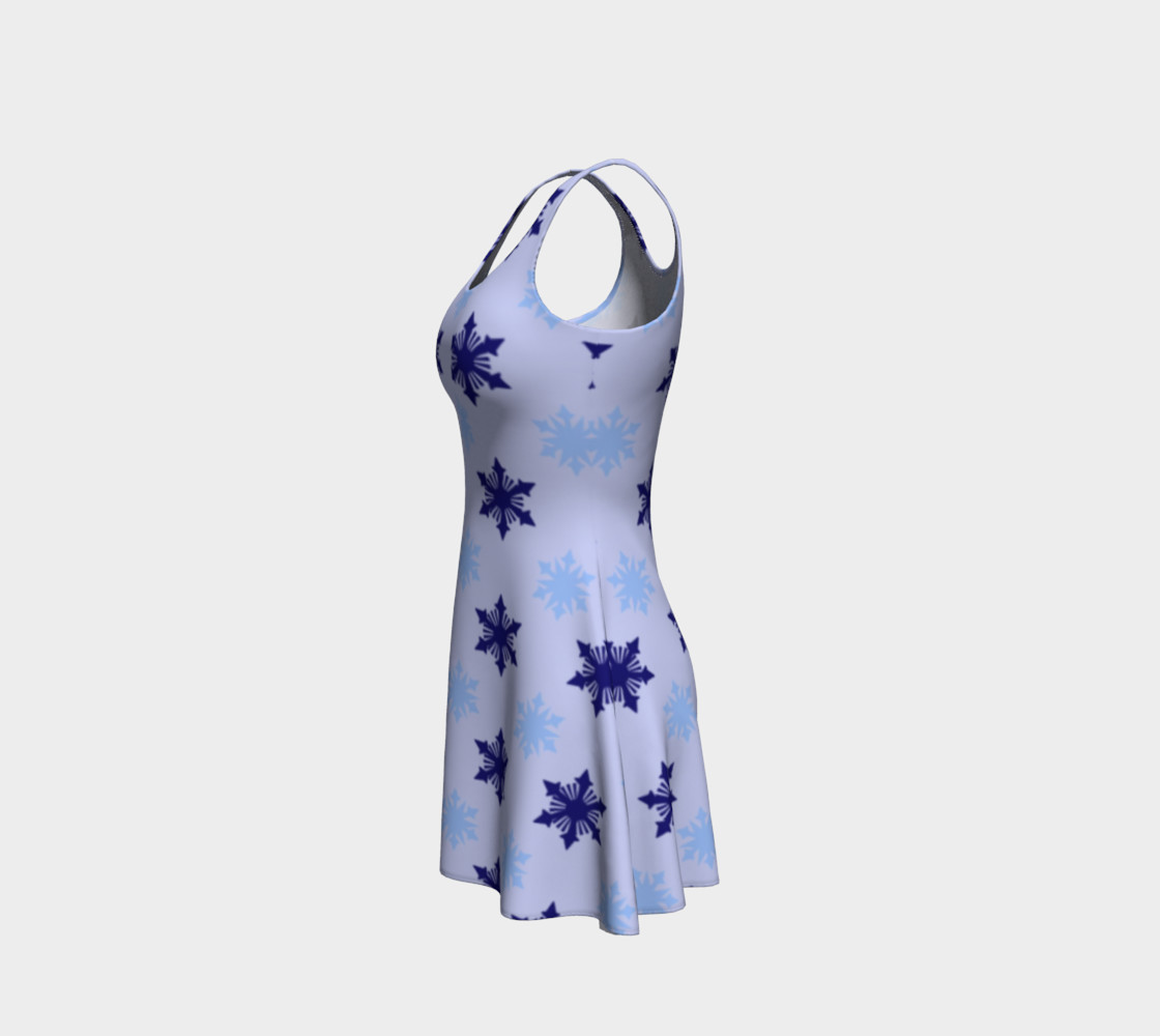 Frosty Snowflakes Flare Dress preview #2