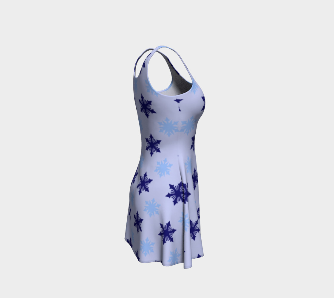 Frosty Snowflakes Flare Dress preview #4