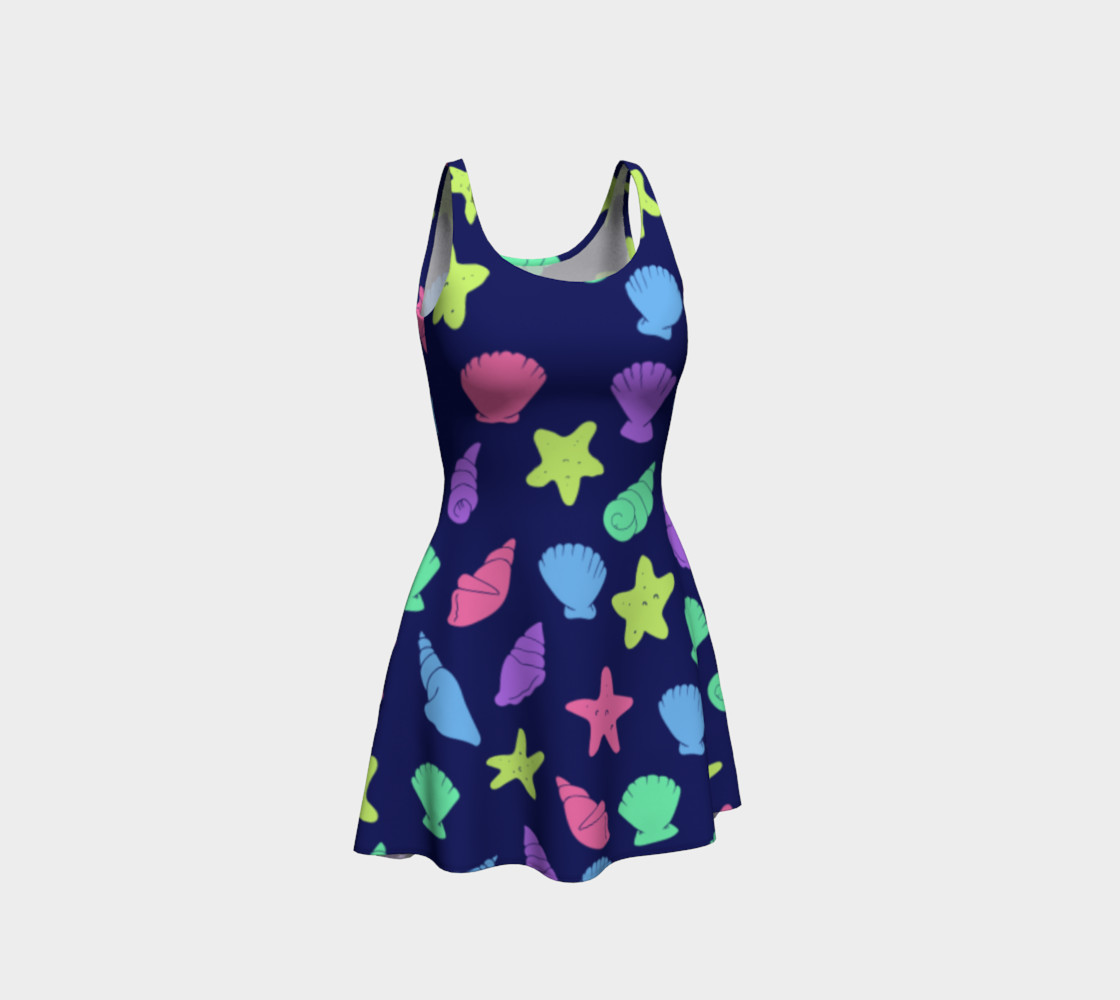 Neon Sea Shells Ocean preview #1