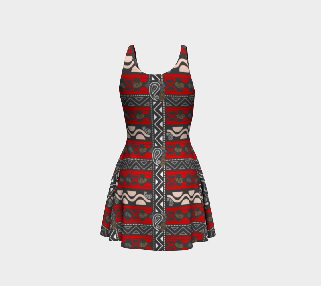 red ethnic tribal borders preview #3