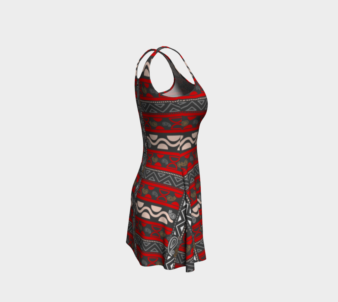 red ethnic tribal borders preview #4