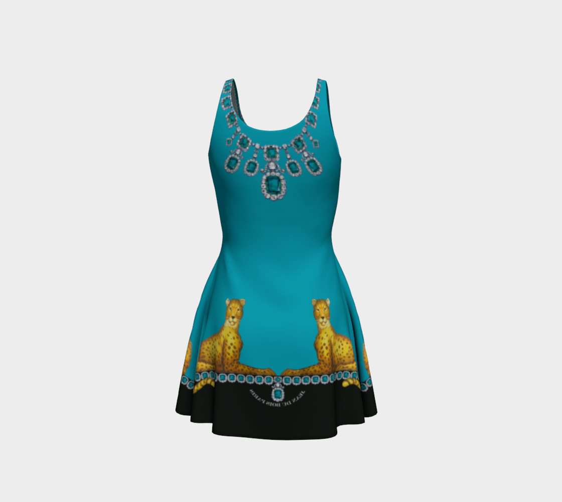Panther flared dress preview #3