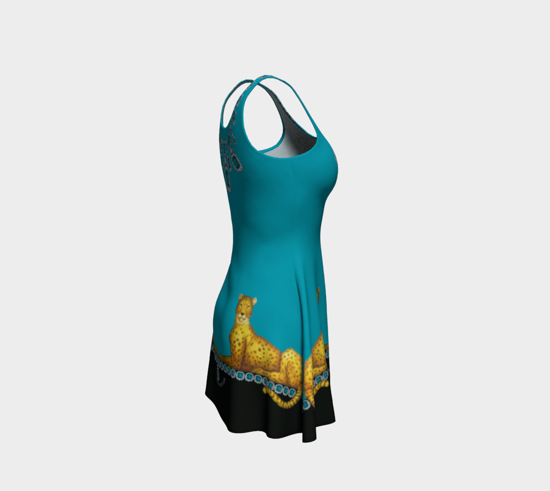 Panther flared dress preview #4
