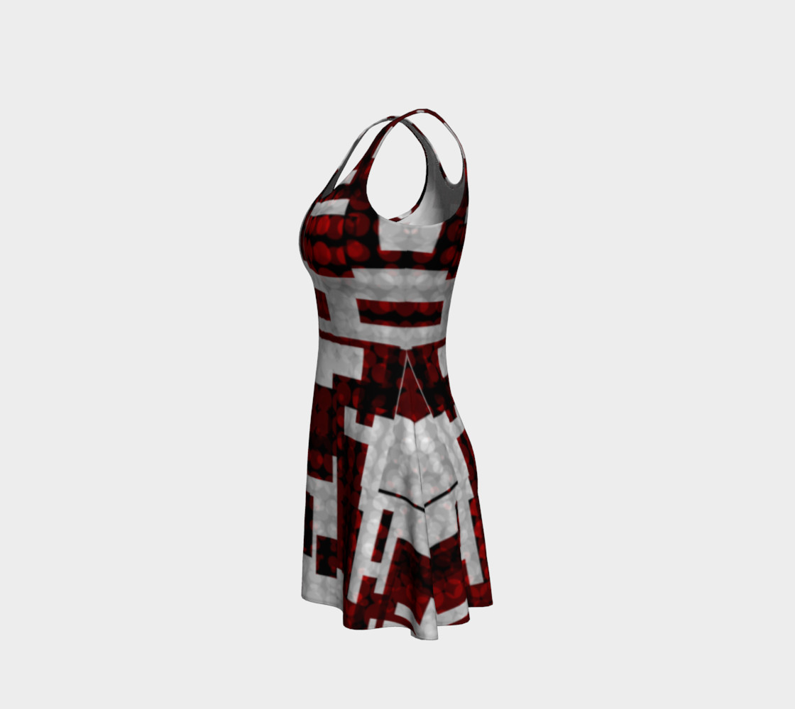 Deconstructed Blood Modern Gothic Art Dress preview #2