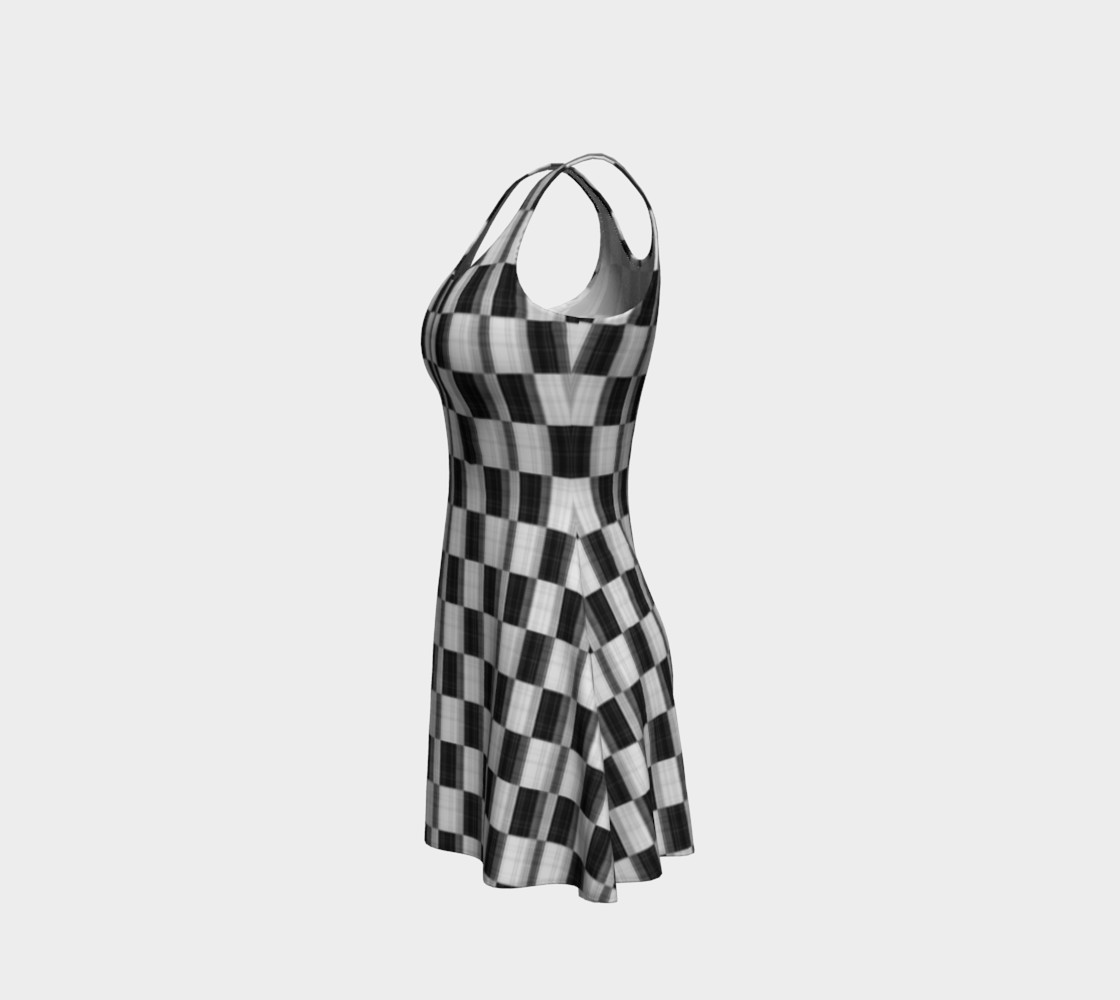 Industrial Plaid Goth Dress preview #2