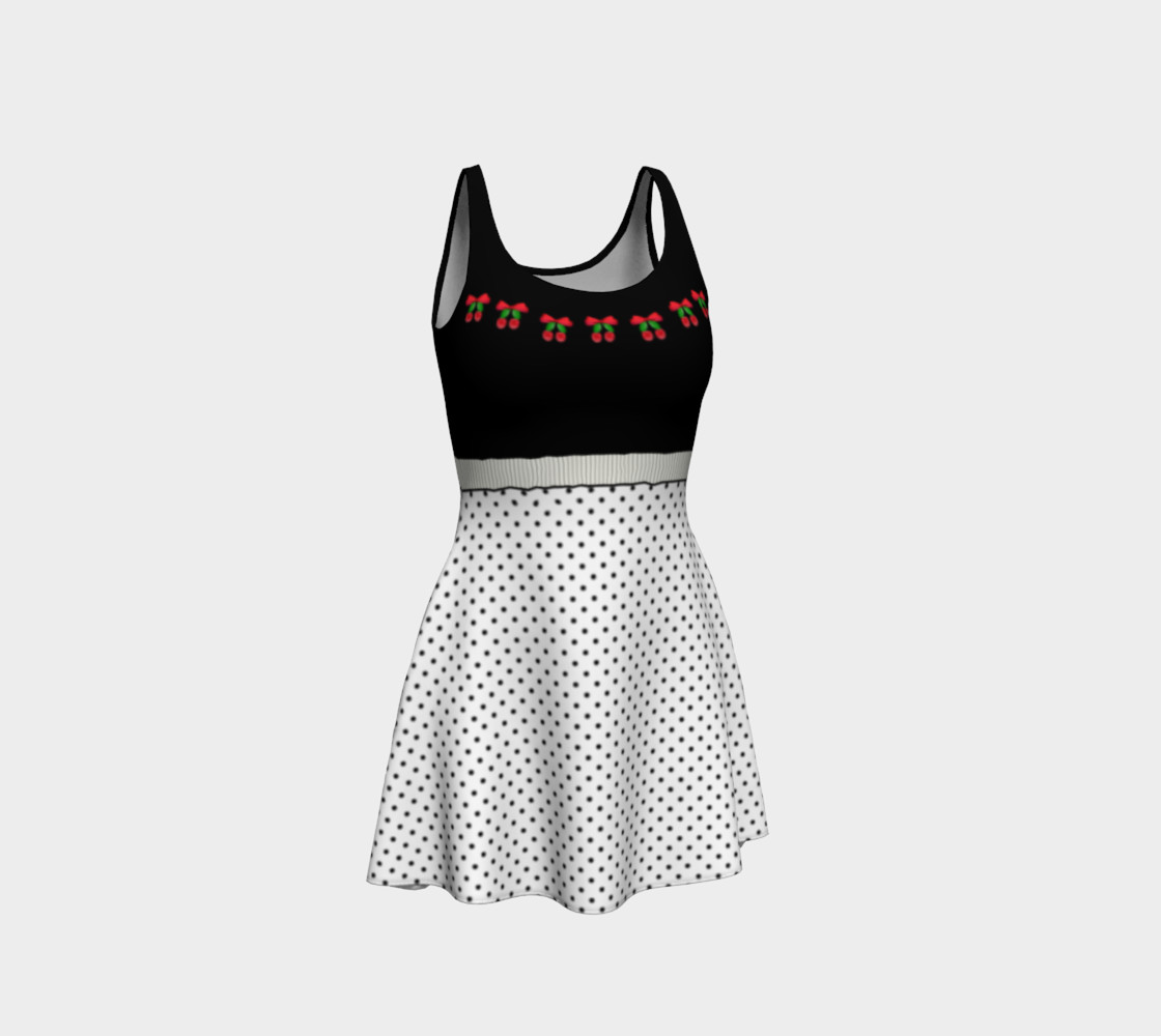 String Of Cherries Rockabilly Swing Dress preview #1