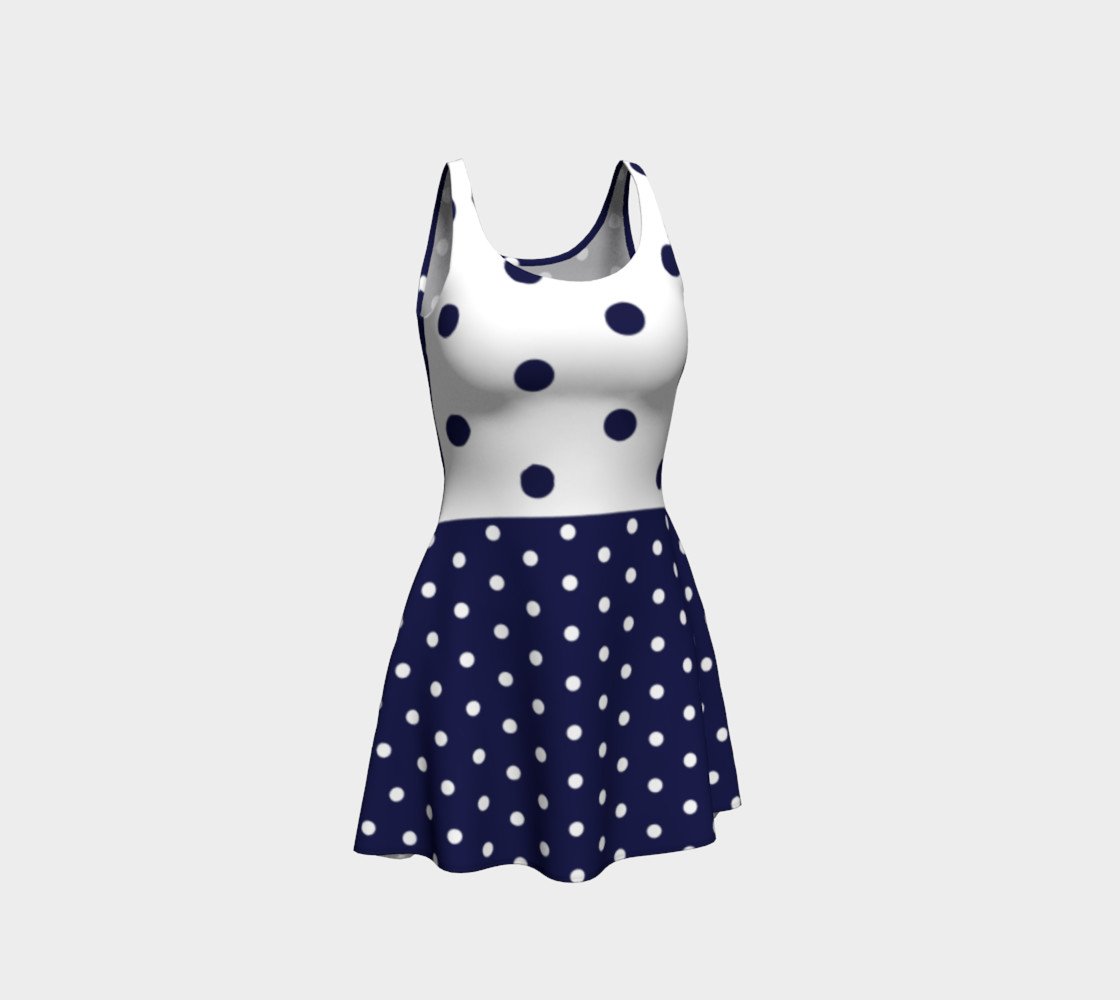Navy dots preview #1