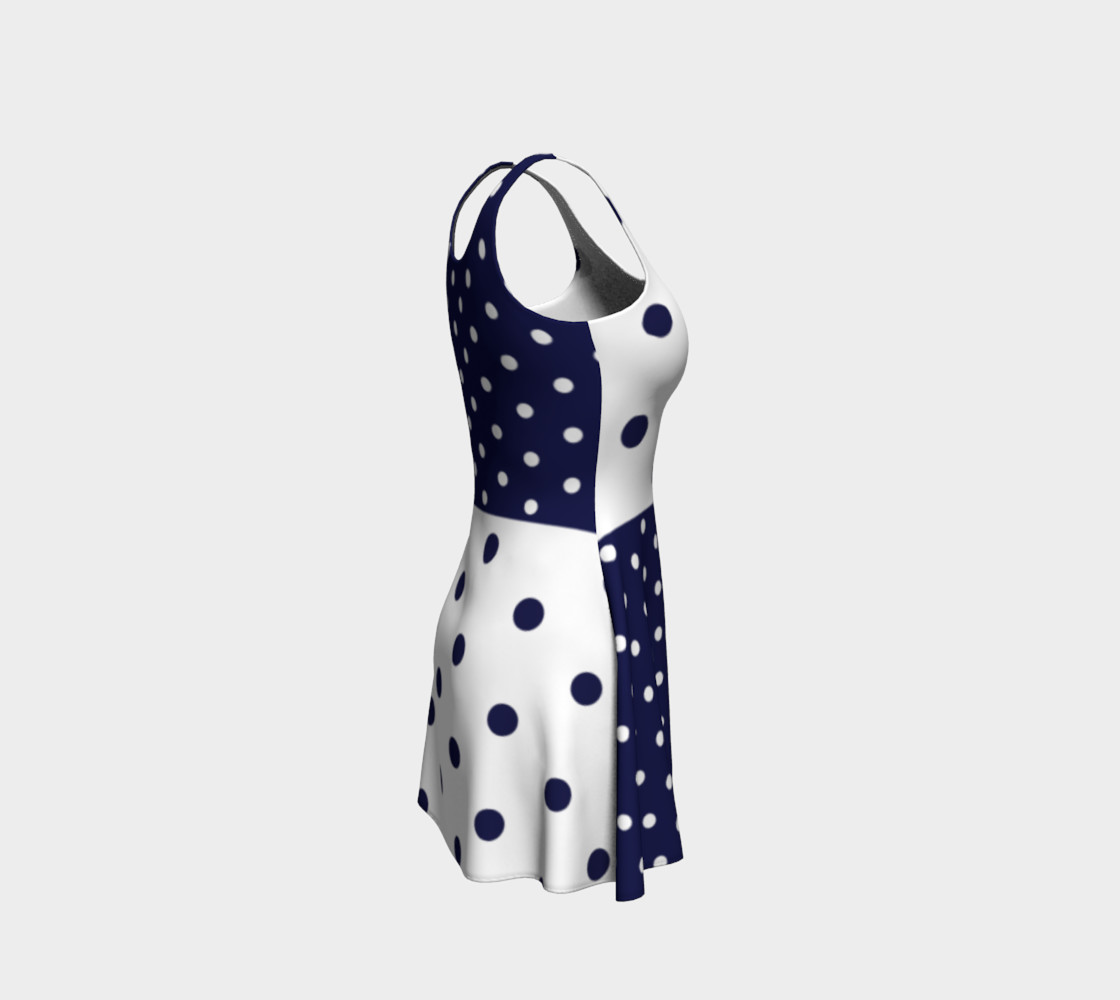 Navy dots preview #4