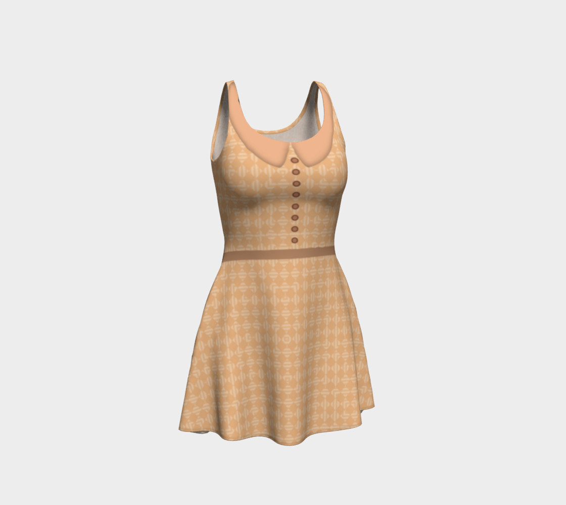 Calico Print Shirt Dress Illusion Dress  thumbnail #2