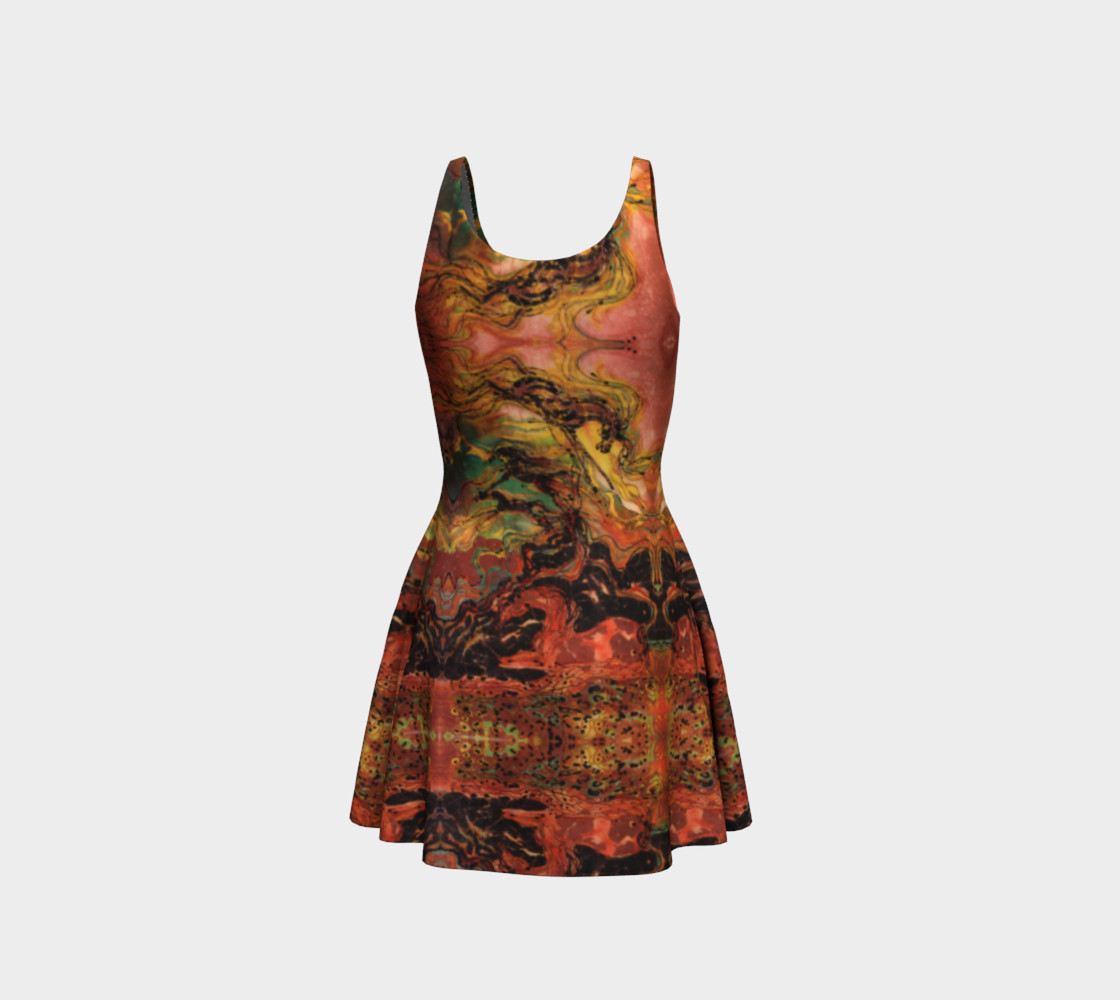 Thunderstorm flare dress preview #3