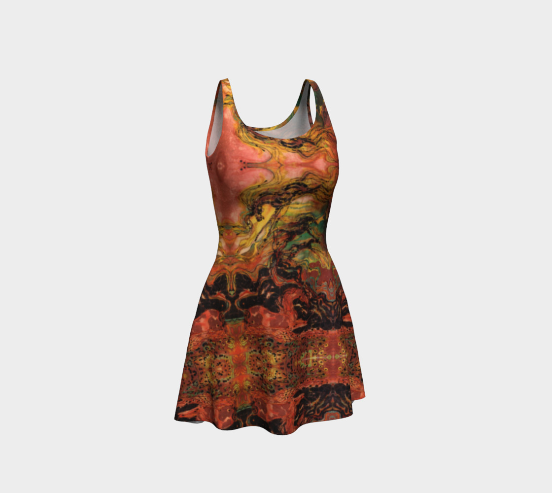 Thunderstorm flare dress preview #1