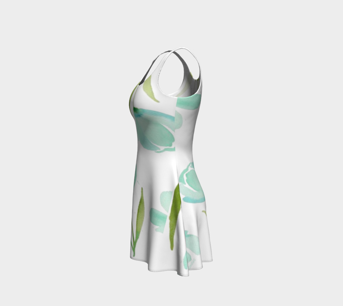 Aperçu de Teal Flowers Dress #2