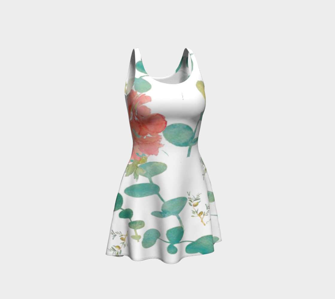 Eucalyptus Rose Dress 3D preview