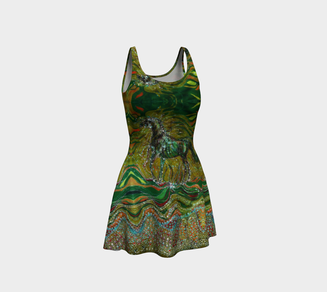 Green Horse Dress preview #1