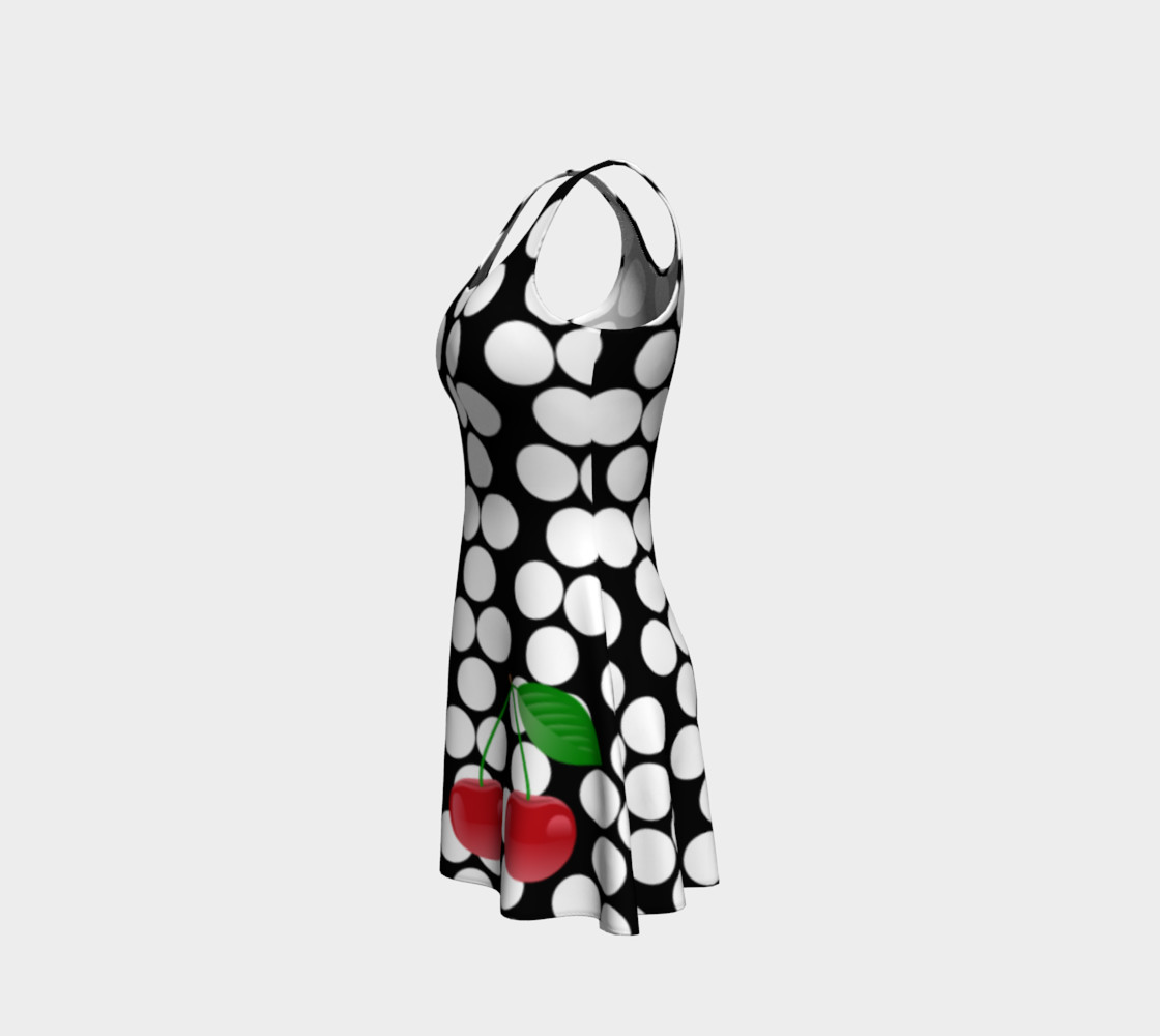 Polka Dot Cherries Rockabilly dress preview #2