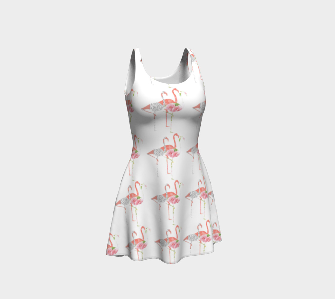 Aperçu de Tres Flamingos Sleeveless Summer Dress #1