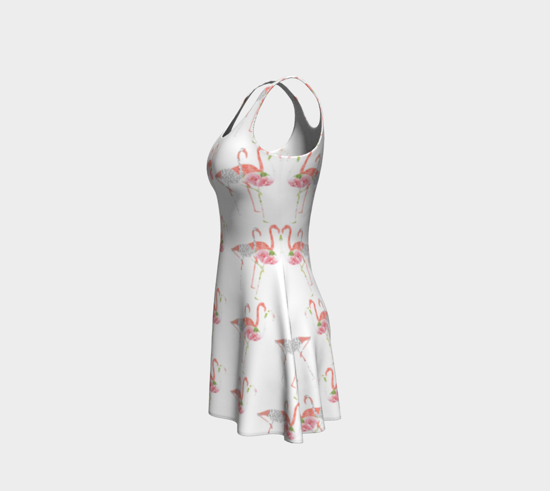 Aperçu de Tres Flamingos Sleeveless Summer Dress #2