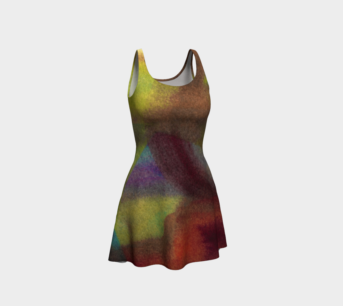 Tropical Watercolor Dress preview #1