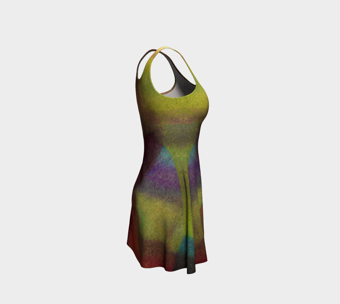 Tropical Watercolor Dress preview #4