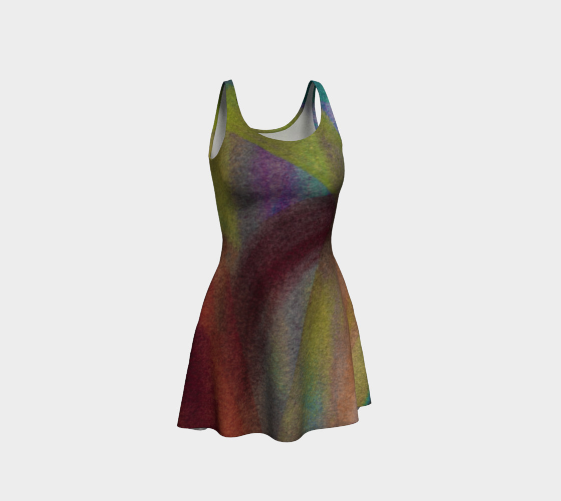 Tropical Watercolor Reverse Dress preview #1