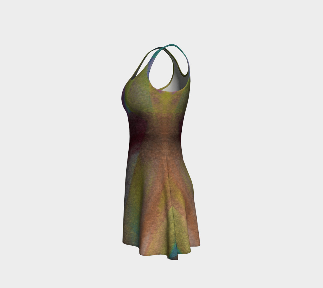 Tropical Watercolor Reverse Dress preview #2