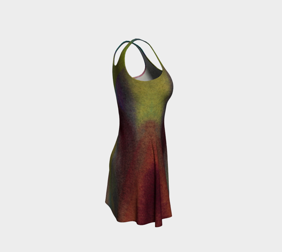 Tropical Watercolor Reverse Dress preview #4