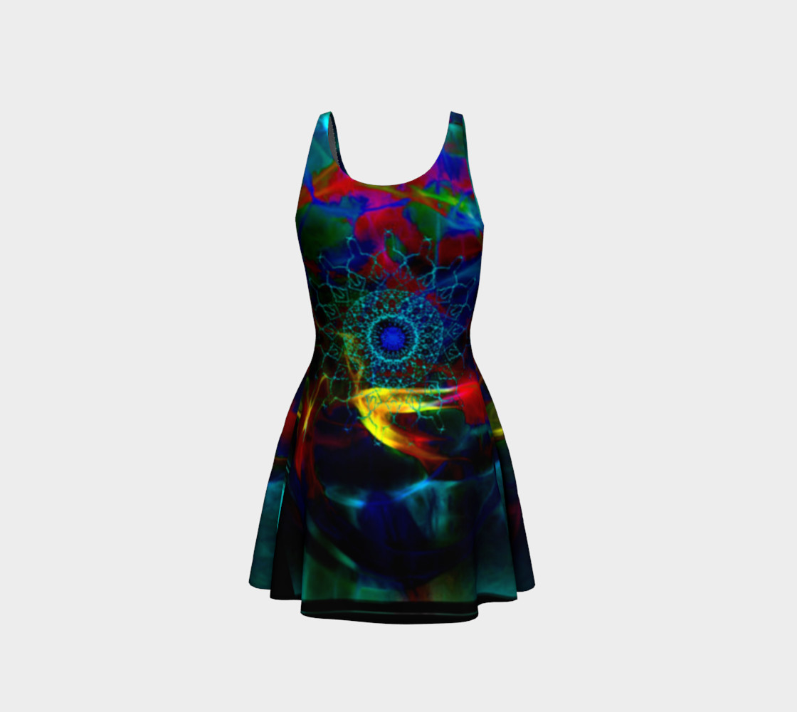 Abstract Flare Dress preview #3