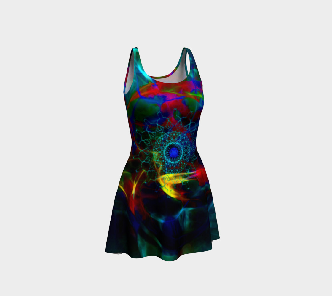 Abstract Flare Dress preview #1