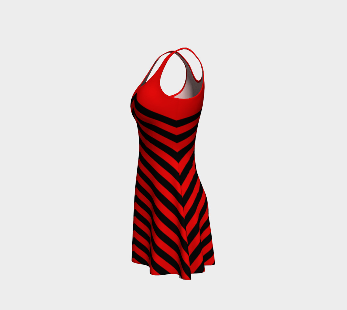 Stripes Collection - Triangle Stripes - Red preview #2