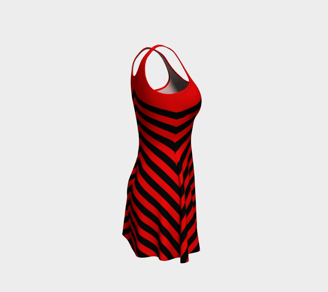 Stripes Collection - Triangle Stripes - Red preview #4