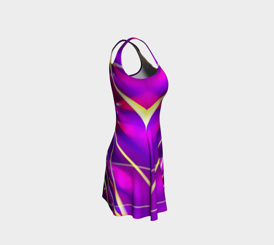 Pink, Purple, Yellow Dress preview #4