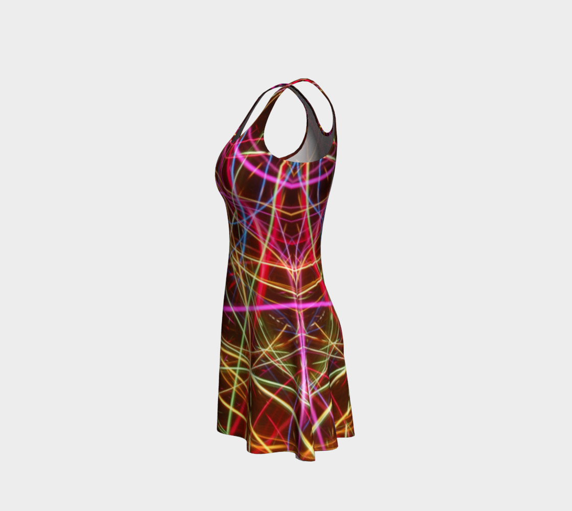 Crazy Lights Flare Dress preview #2