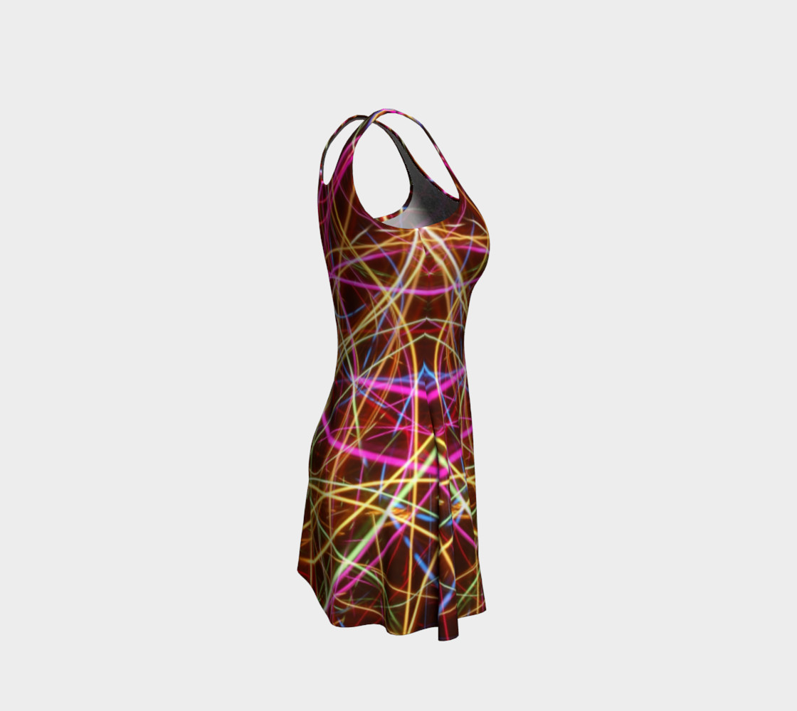 Crazy Lights Flare Dress preview #4