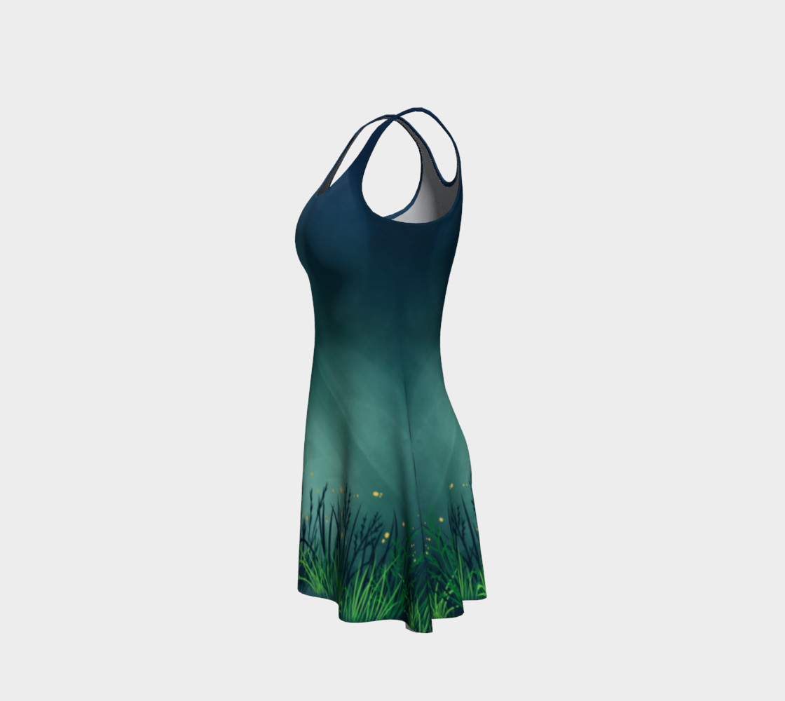 Midnight Fireflies Flare Dress preview #2