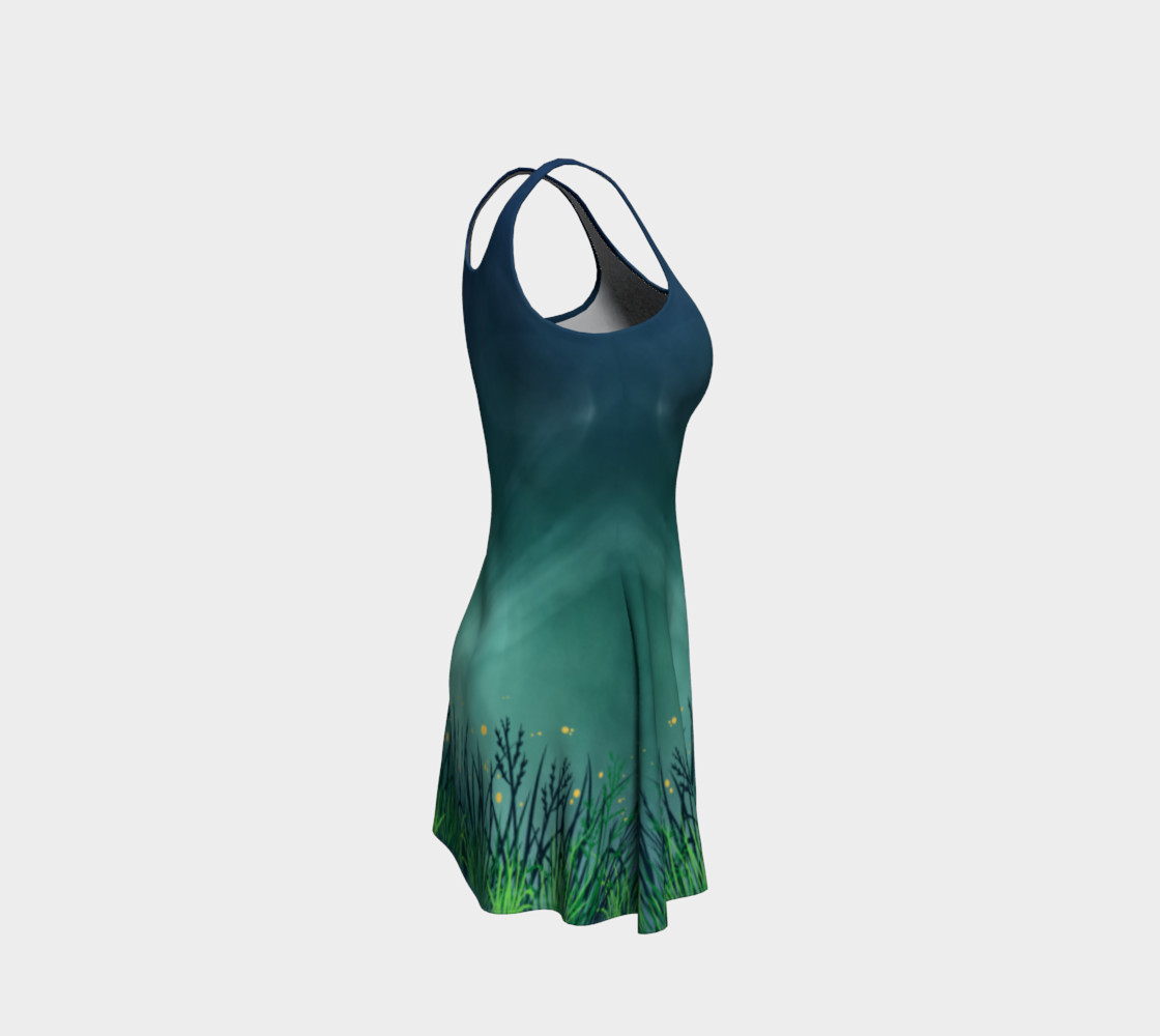 Midnight Fireflies Flare Dress preview #4