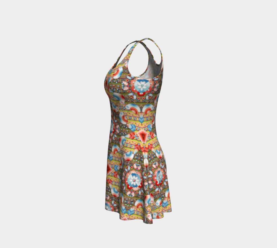 Heraldic Lovebird Flare Dress preview #2