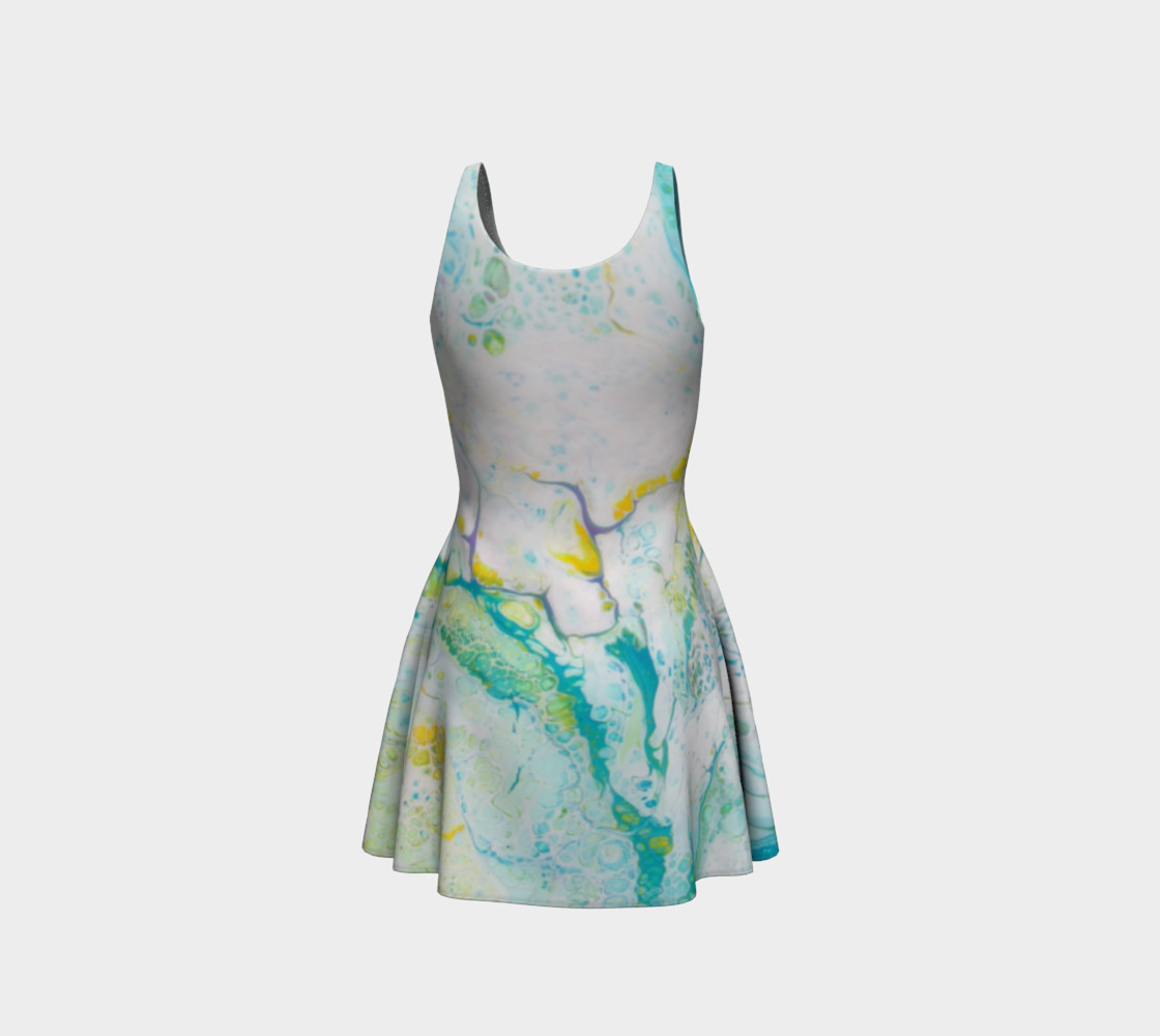 Bubbling Through Flare Dress preview #3