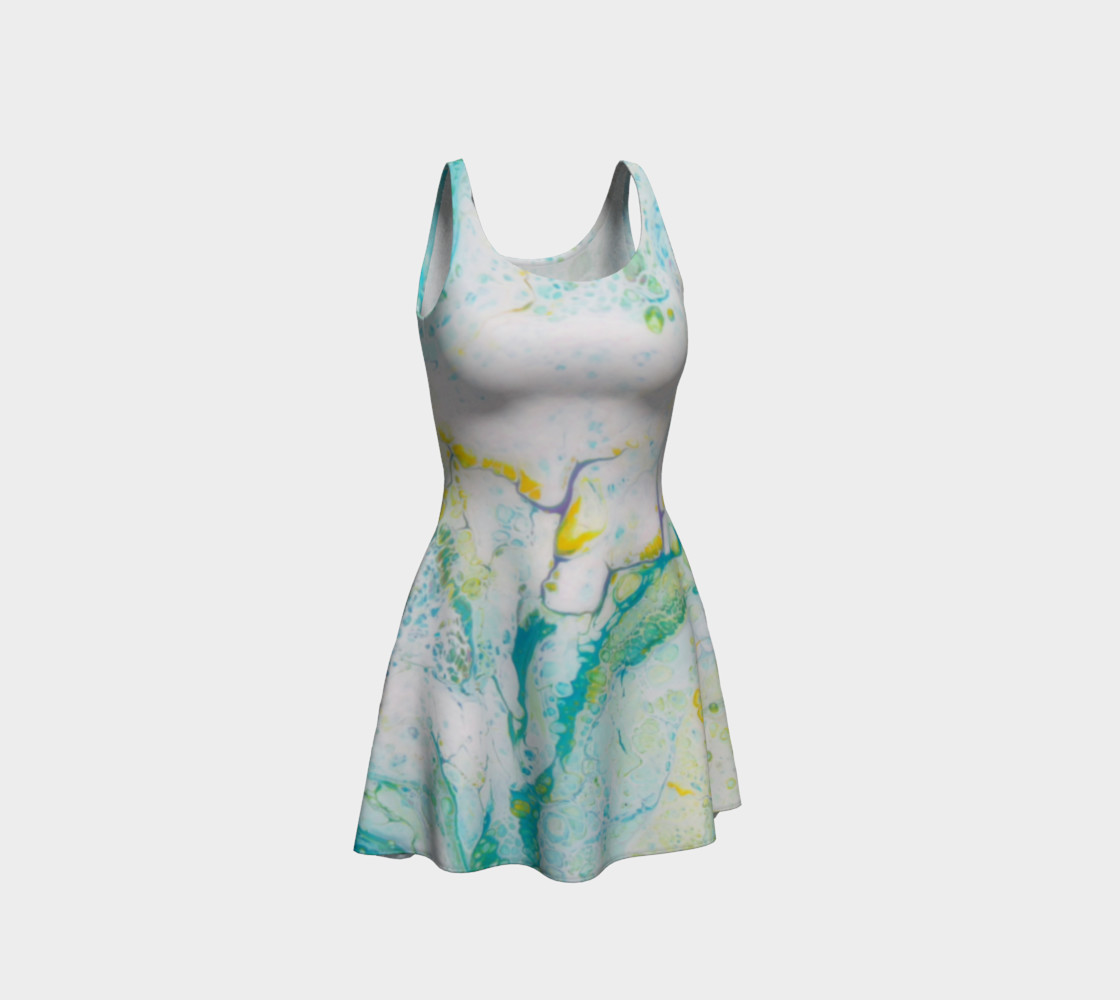 Bubbling Through Flare Dress preview #1