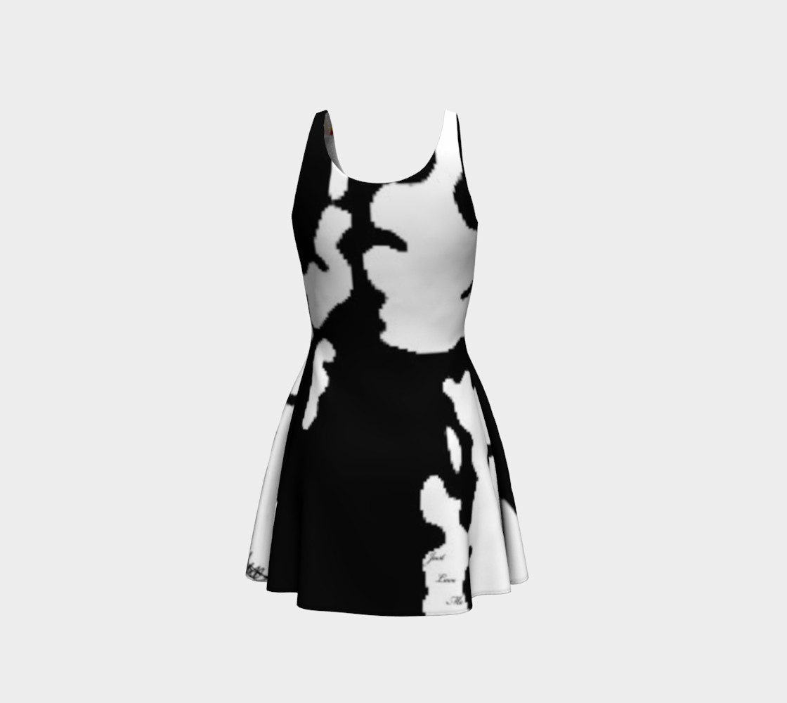 Self Love Flare dress preview #3