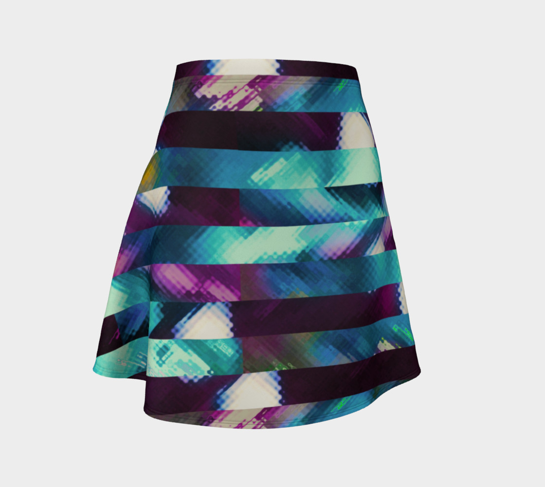 Blurred Vision Flare Skirt preview #1
