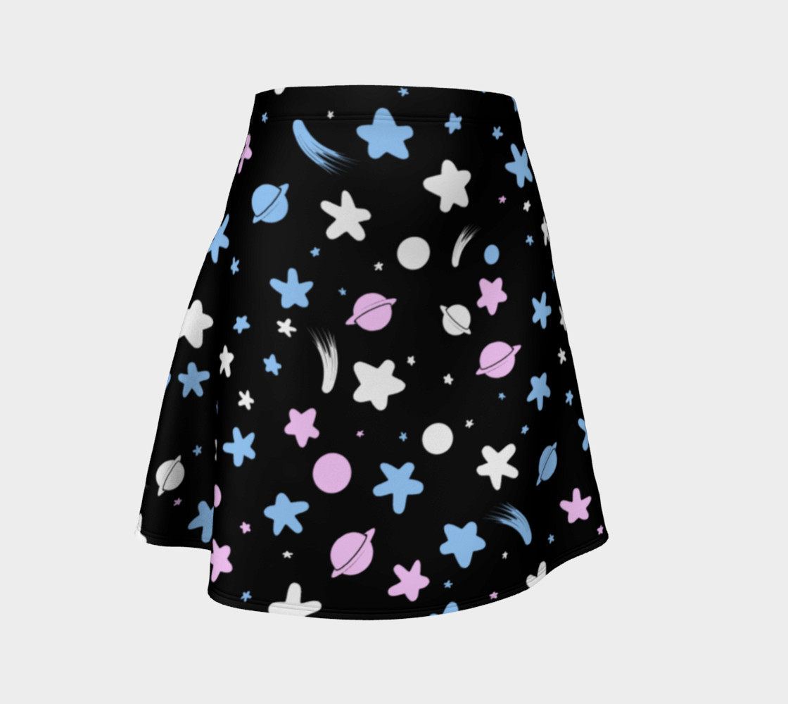 Trans stars skirt preview #1