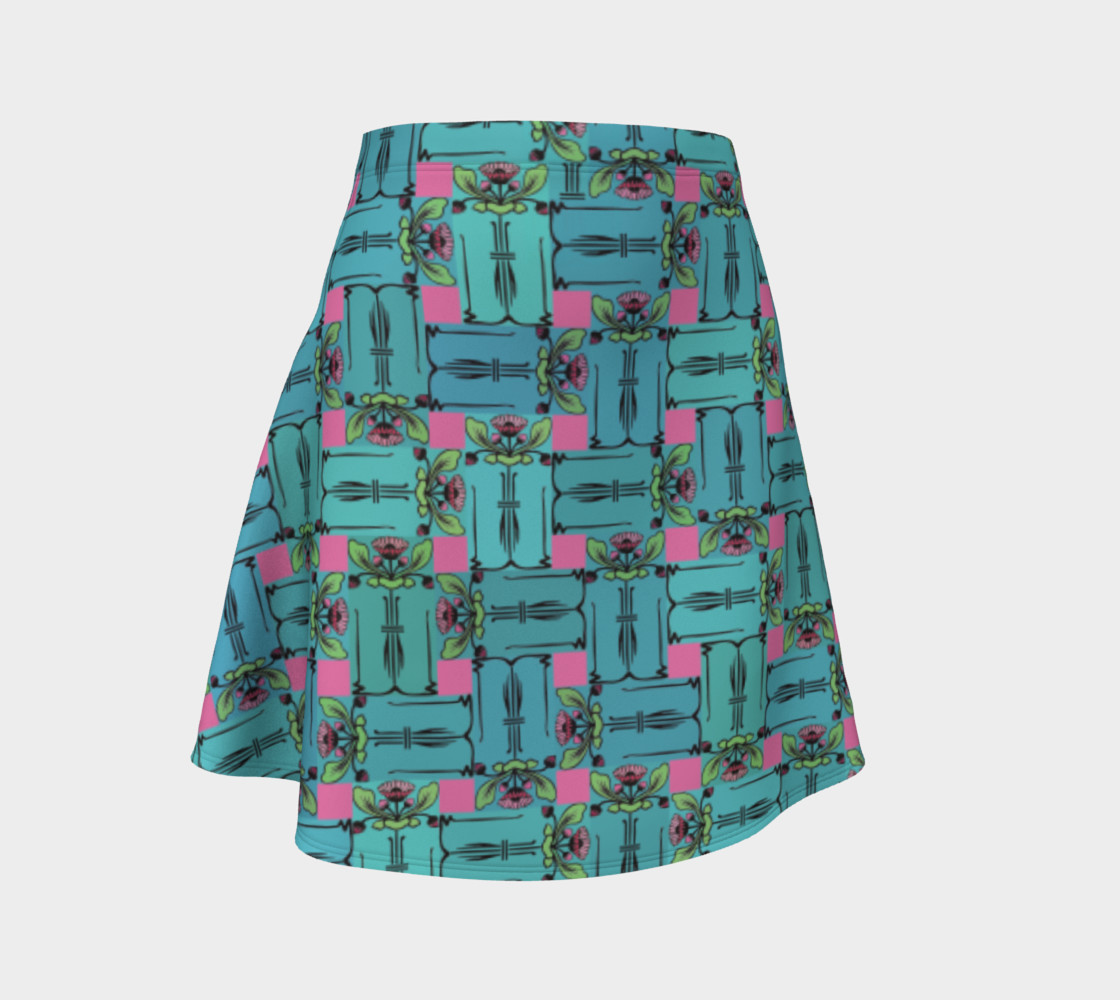 Charming Weave Flare Skirt preview #1