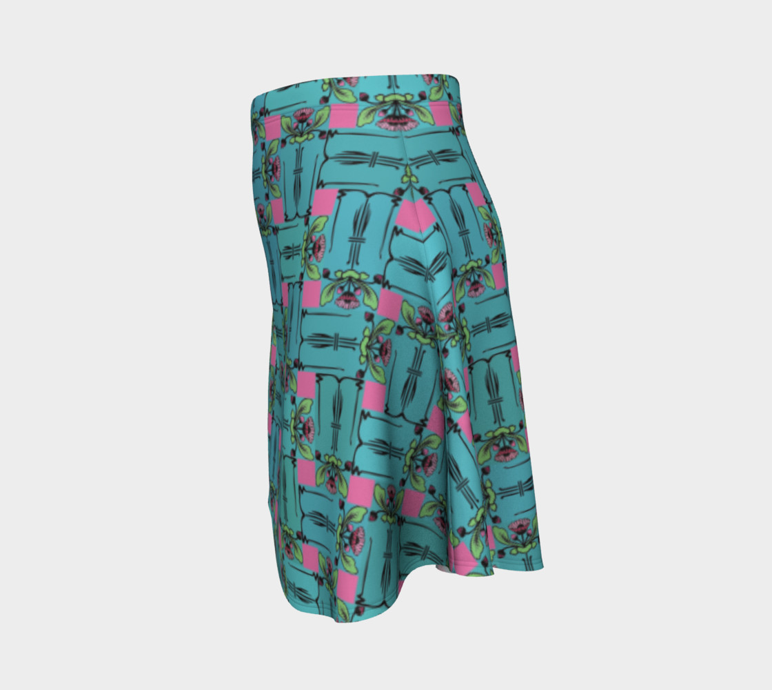 Charming Weave Flare Skirt preview #2